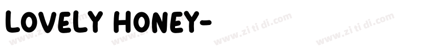 Lovely Honey字体转换